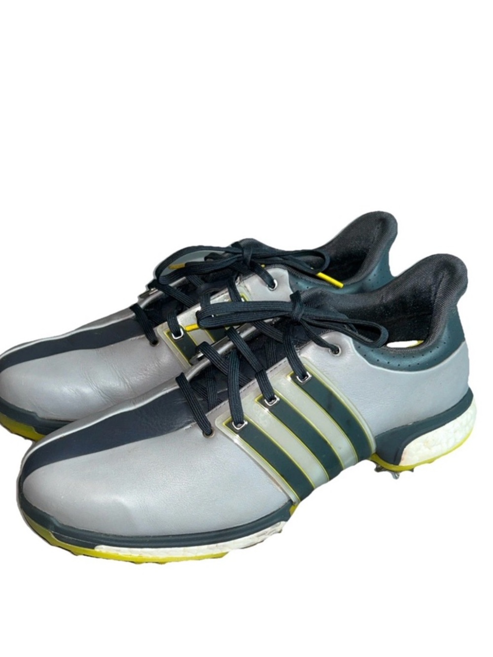 adidas Men's Tour 360 endless energy Golf Shoes Grey Yellow Volt men’s 8.5